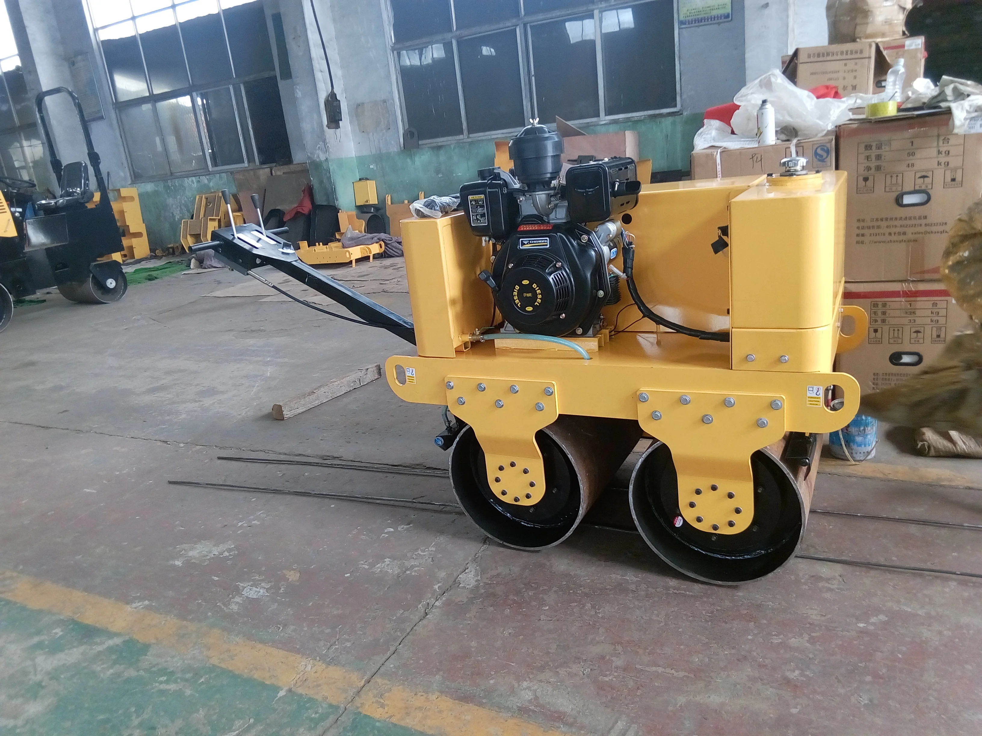 0.3 kg Construction Machine Diesel Single Double Drum Mini Road Roller For Sale Compactor