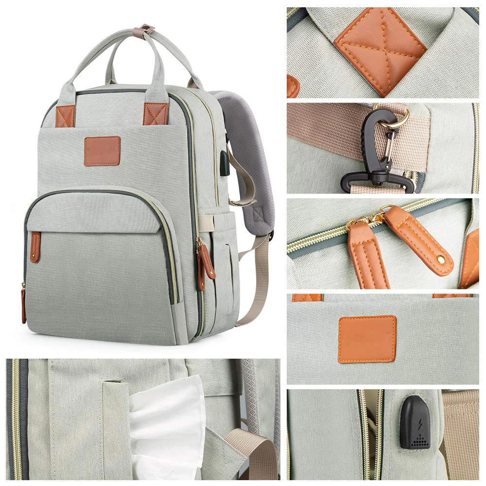 Baby Diaper Changing Bag Maternity Bag Nappy Backpack with Insulated Pockets Diaper Bag Backpack