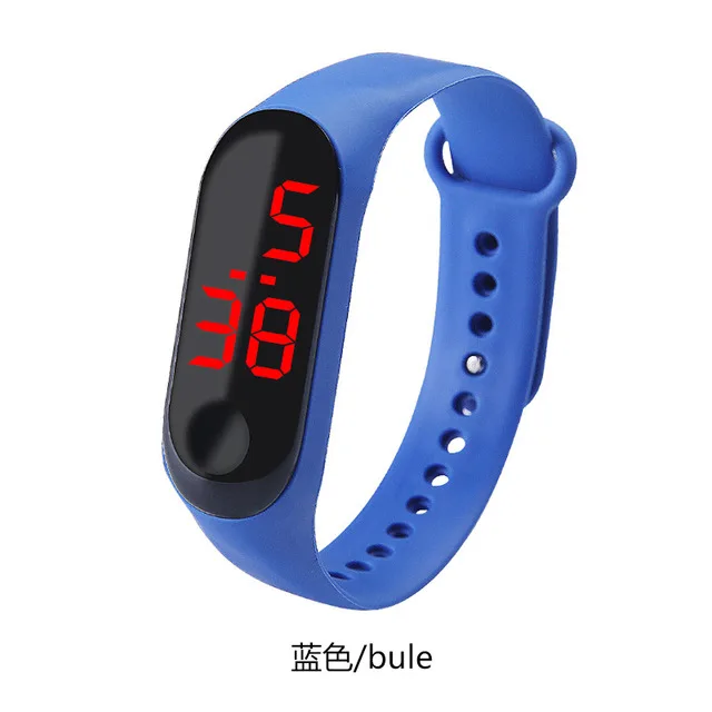 wholesale led sports fashion and colorful wrist silicone led watch latest led bracelet watch