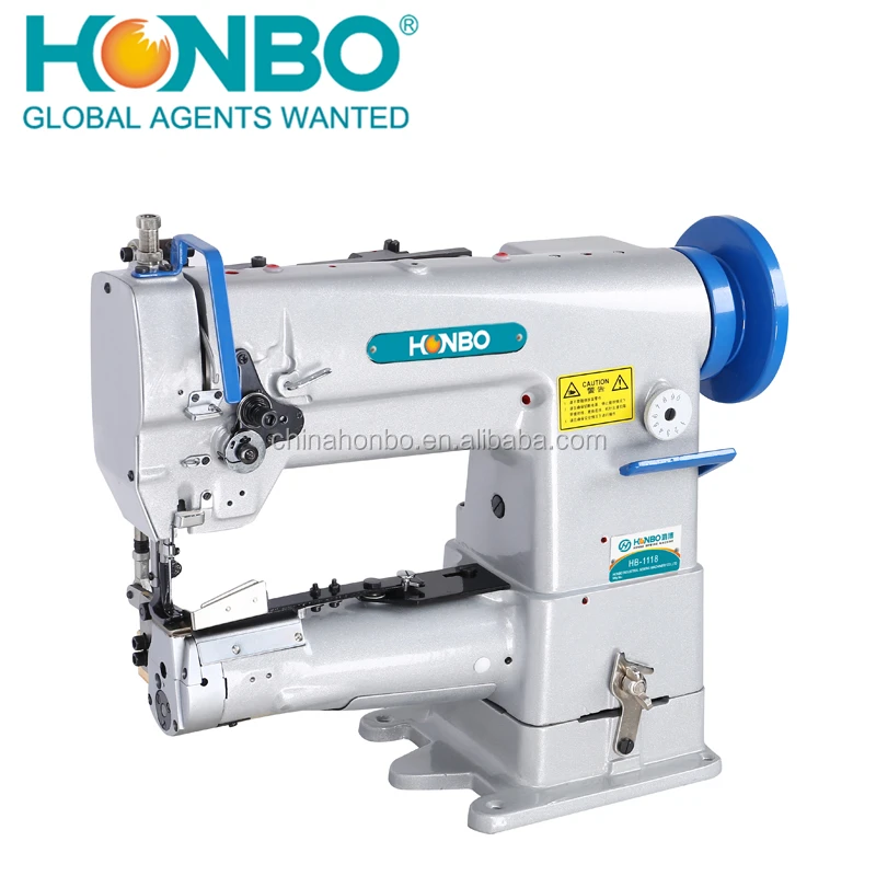 HB-1118 цилиндр кровать тяжелых дорожная сумка мешок края швами триммер Промышленная швейная машина