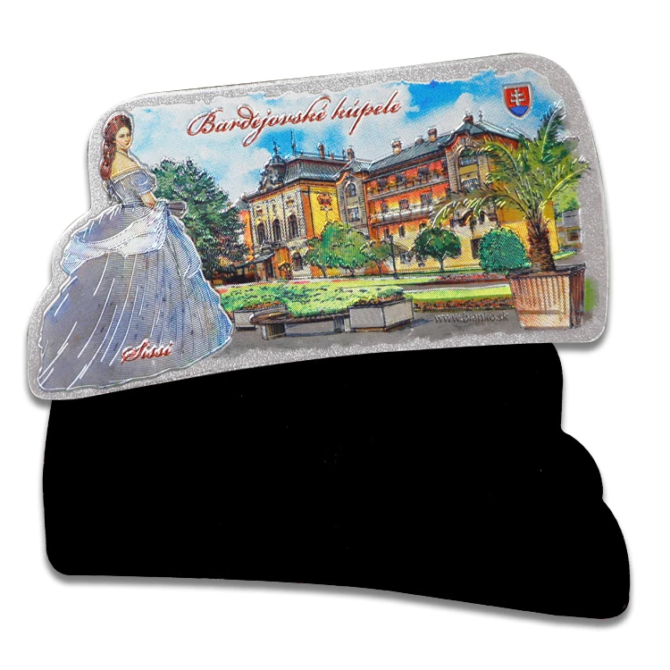 New Products Home Decoration Tourist Norway Gift Hungary 3d Foil Aluminium Fridge Magnet