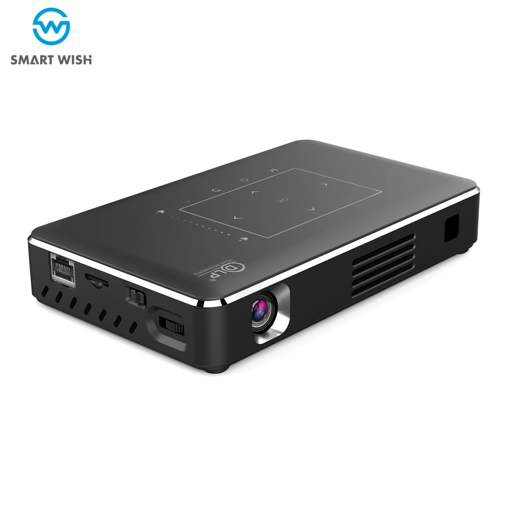 P10-II 2G 16G 4K 3D 1080P DLP MINI projector 150 Lumen FHD projector android 9 portable smart projector