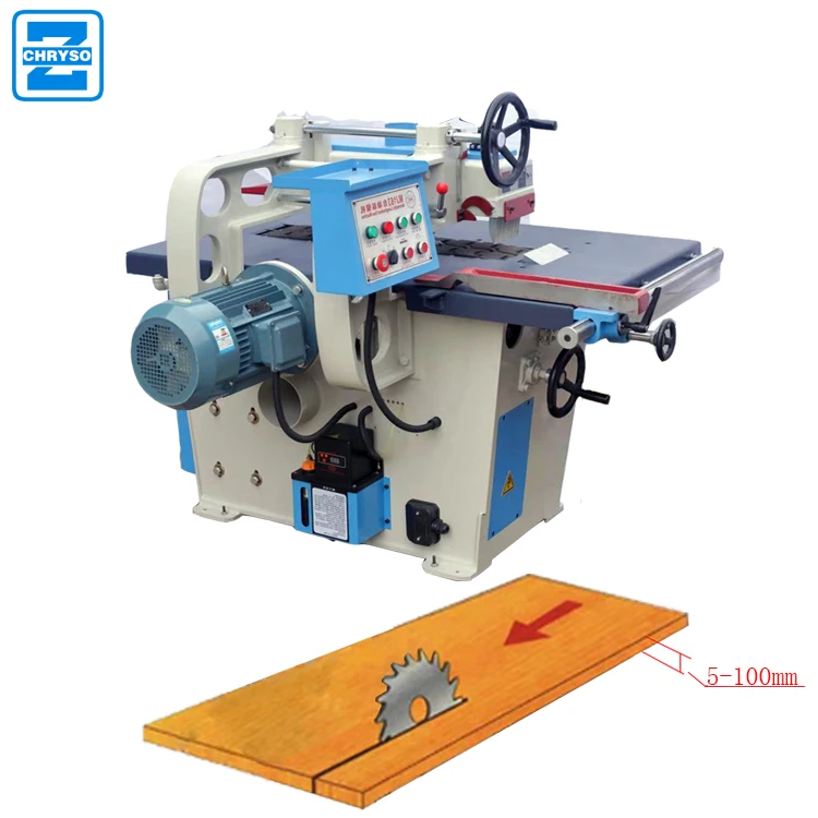 Single saw machine for woodworking