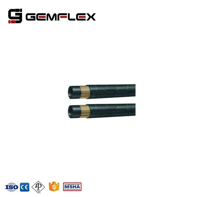 
High Pressure Flexible Synthetic Two Layer 2SN Hydraulic Hoses For Parker Crimp machine. 