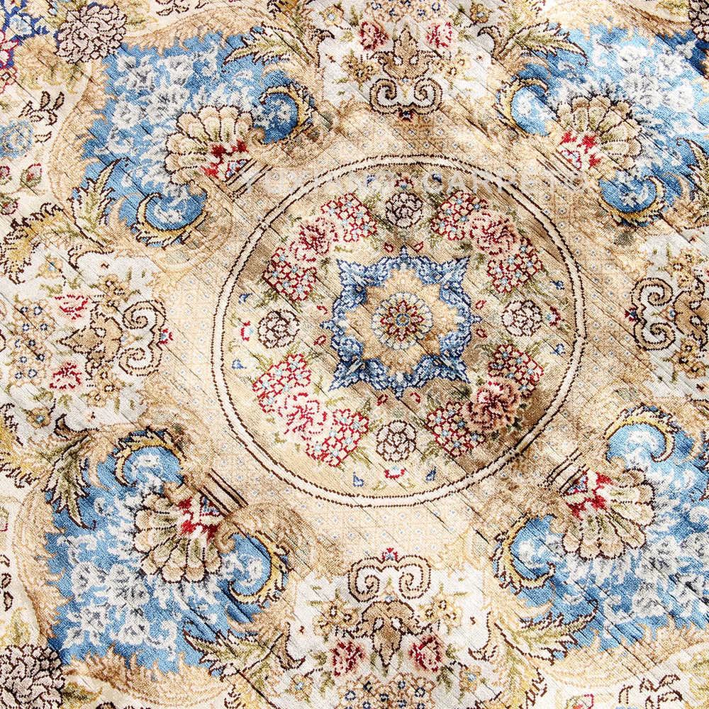 Yuxiang китайская фабрика 5x7 футов дворцовый дизайн шелк для гостиной ручной вязки персидские ковры и ковер