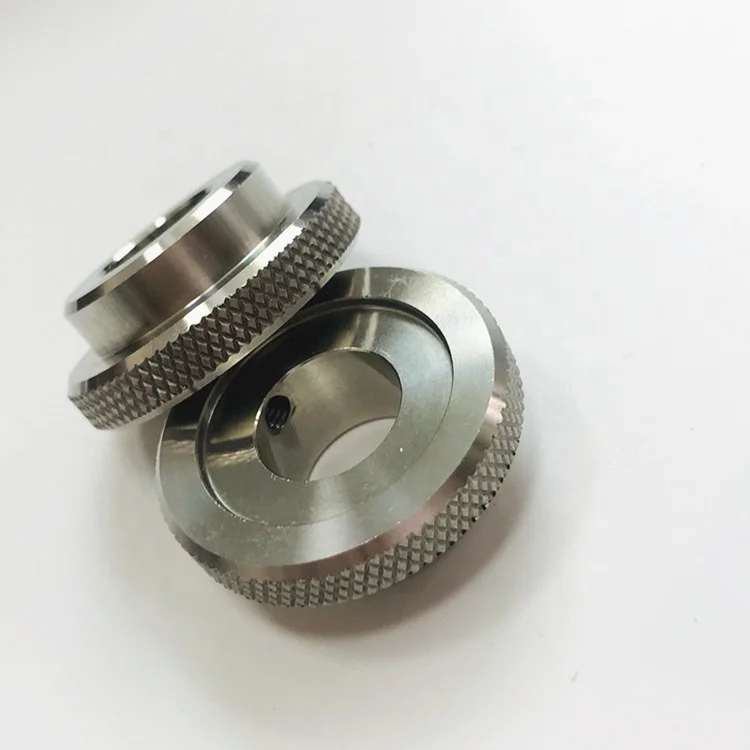 CNC токарная нержавеющая сталь 316 медицинское оборудование Нескользящая сетка Накатки гайка