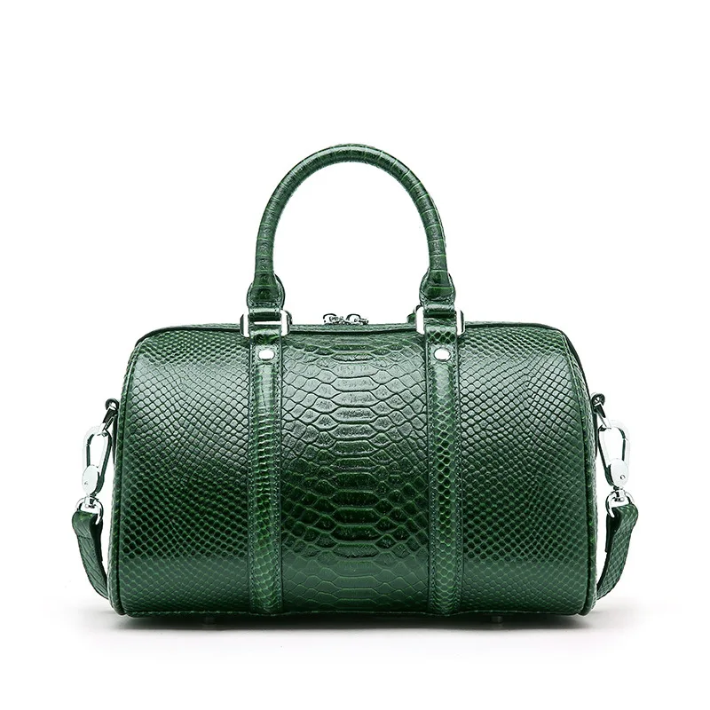 2019 Luxury brand genuine leather bags snakeskin or lichee pattern women handbags