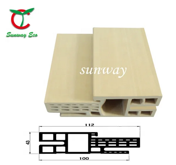 Новый стиль облицовки дверной рамы с пвх пленкой