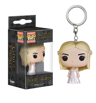 Hot product Game of Thrones character peripheral keychain, dragon mother keychain