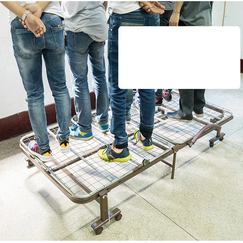 Customized Single size folding bed 70cm with Strong steel frame structure