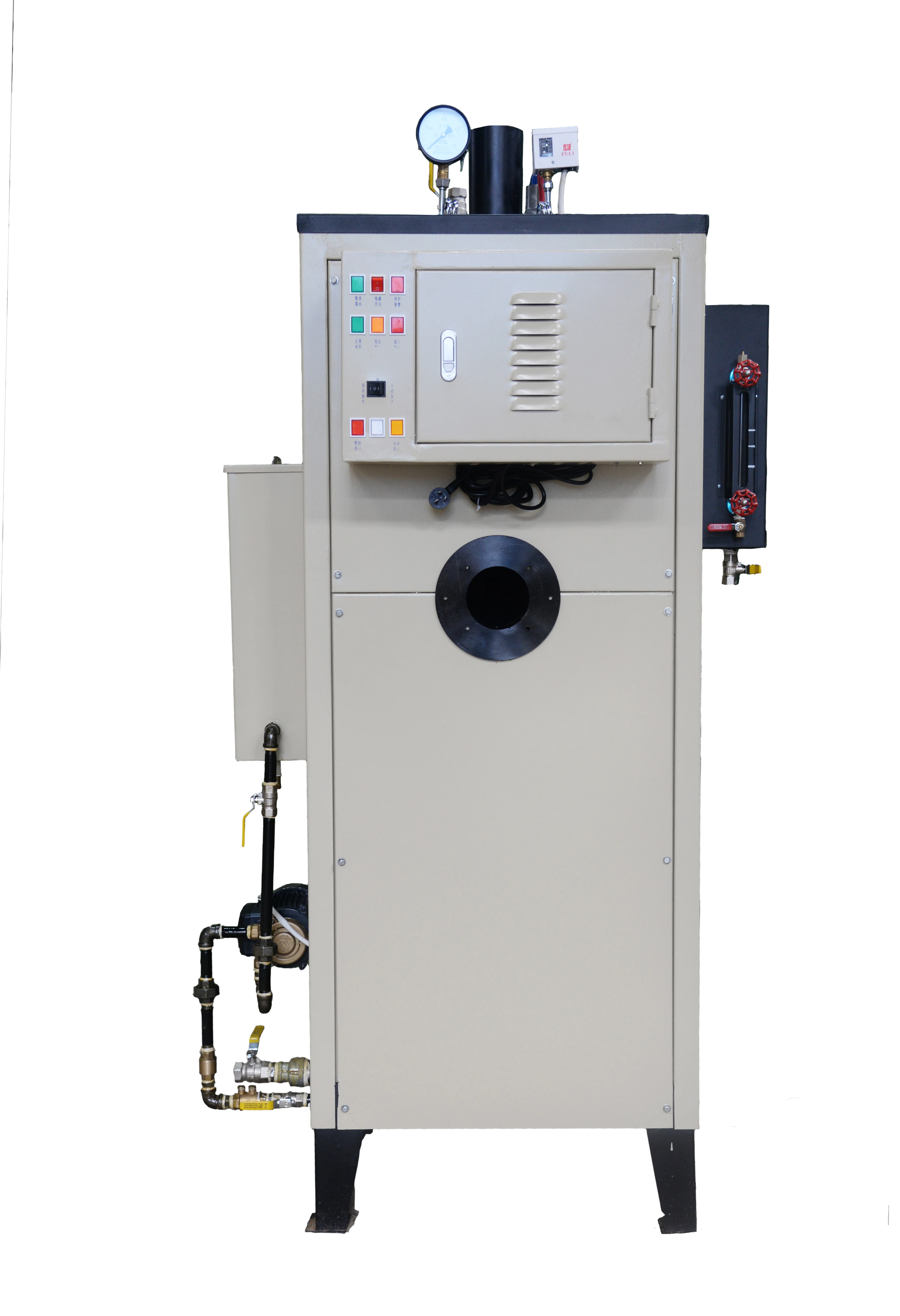 
low nitrogen energy saving and environment pritection FULI brand 300KG vertical type oil/gas fired steam boiler 