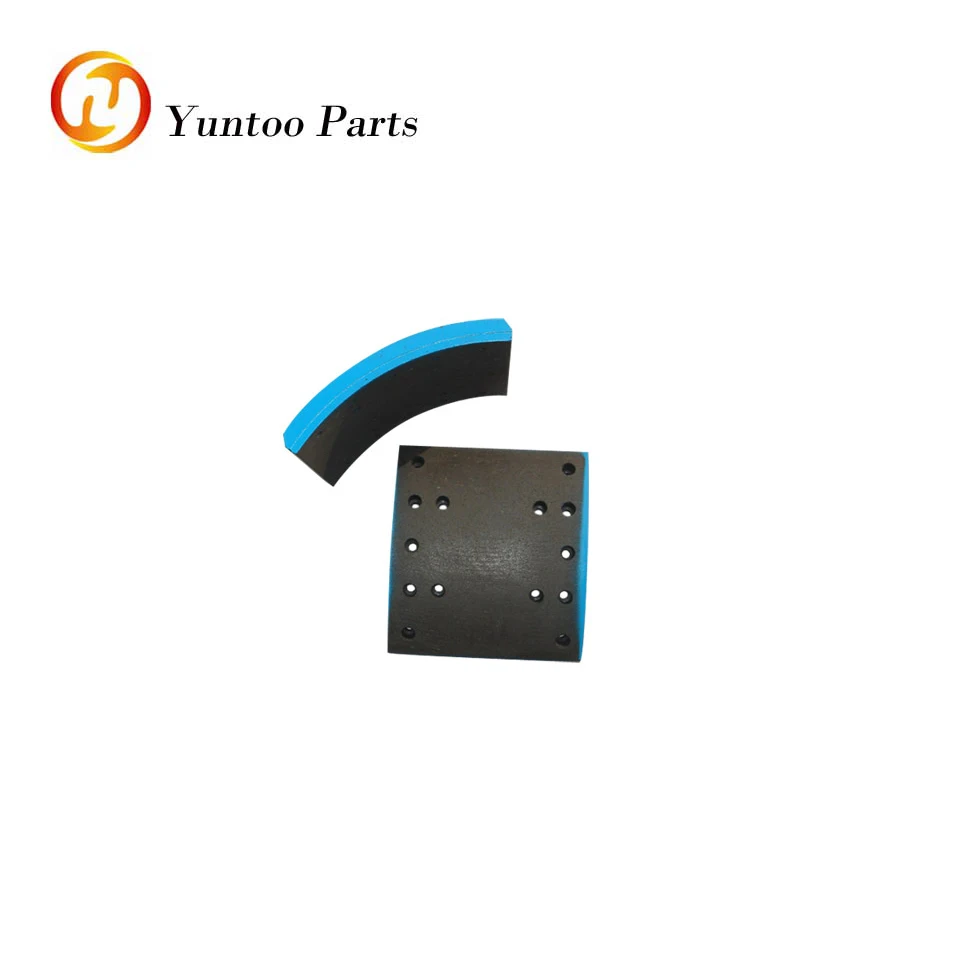 
prices yutong bus front and rear friction brake linings 