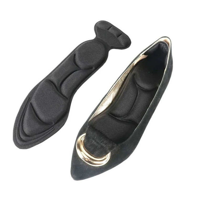 2018 New Design 5D Sponge Comfortable Sweat-Absorbent Heel Insoles Breathable Massaging Heel Inserts Pads for Women