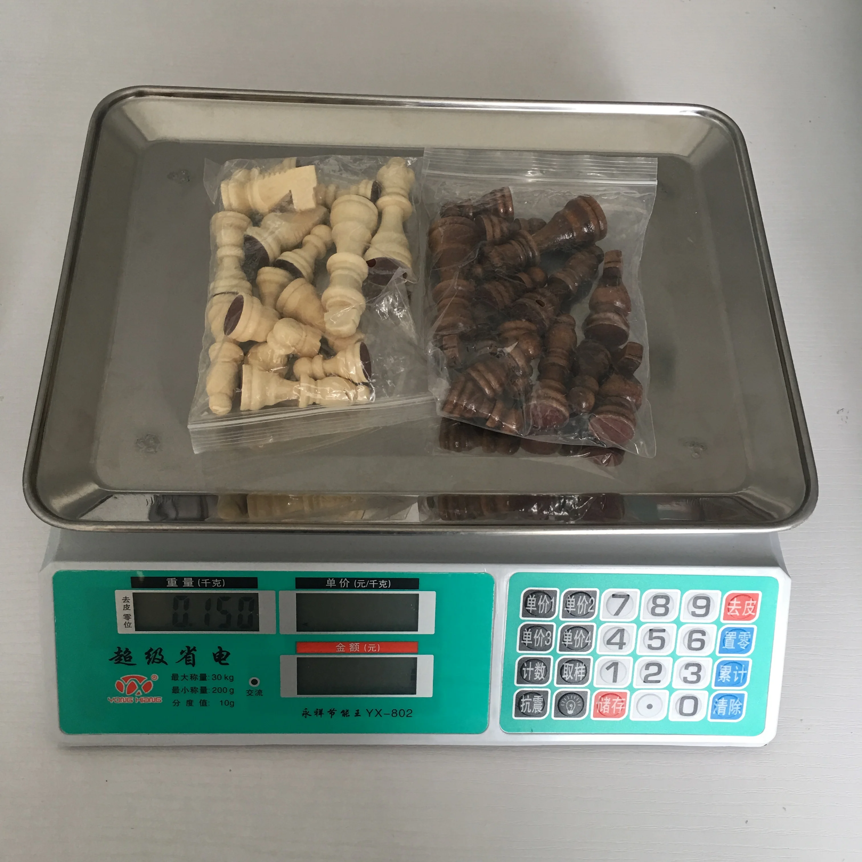 Hot sell high quality 3inches wooden chess pieces