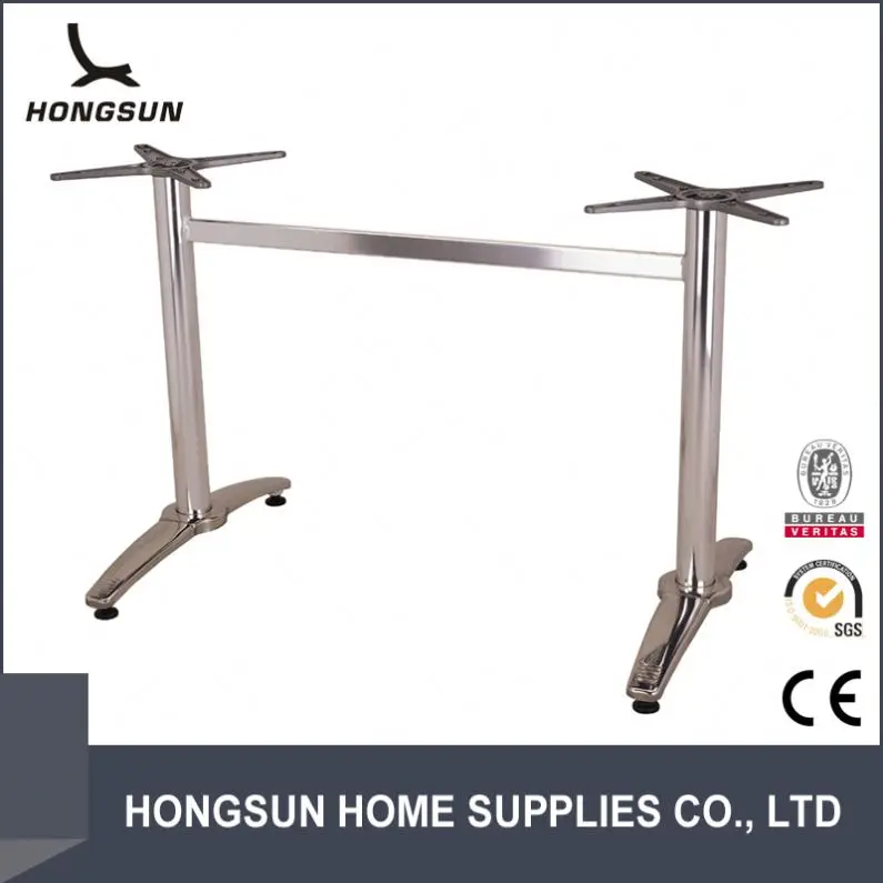 Регулируемые хромированные металлические ножки стола