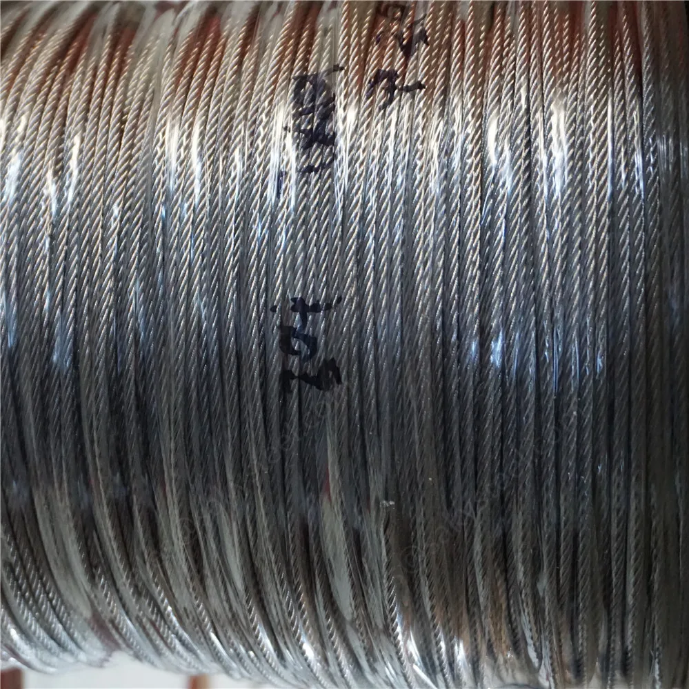 Подгонянный канат провода нержавеющей стали 7x7 304