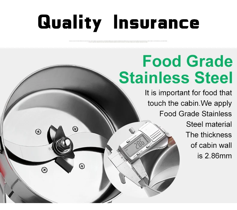 Hanboo 1000g Portable Pulverizer for wheat corn maize Molino de grano Swing-Type