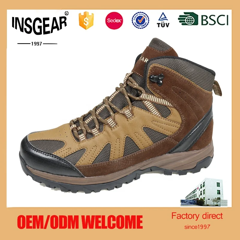 InsG Durable Waterproof Outdoor Hiking Boots High Top Trekking And Walking Shoes