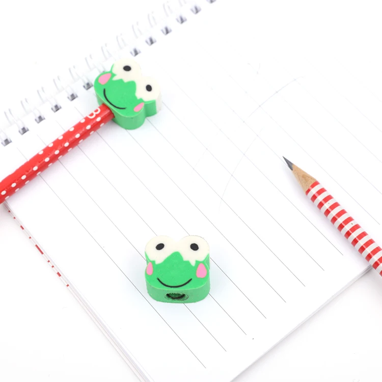 Animal Shape Cute Eraser Pencil Topper as for Kid gift