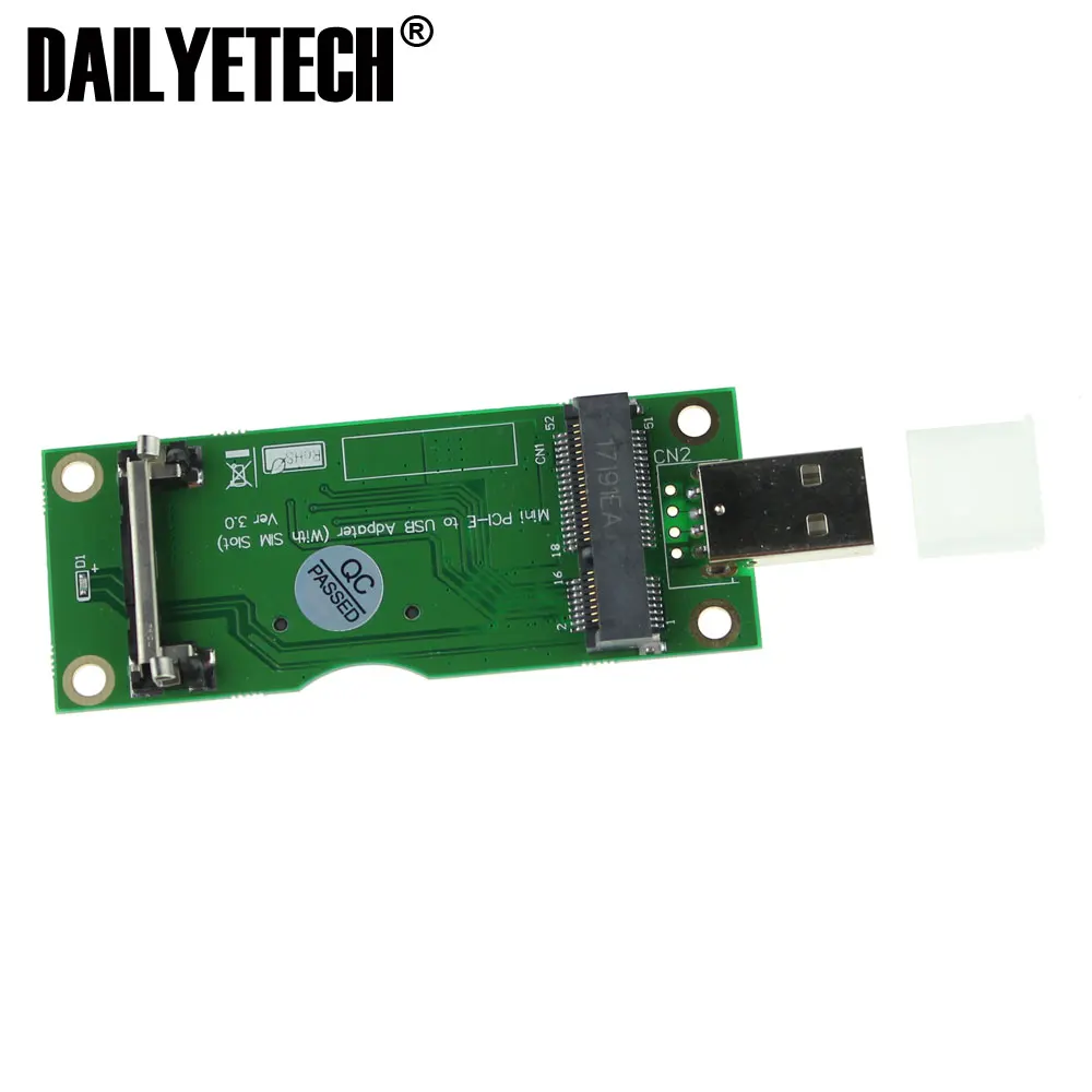 Мини PCI-E к USB адаптер с sim-картой слот для WWAN/LTE модуль от DAILYETECH