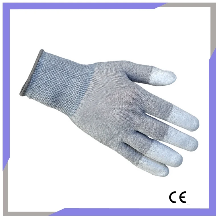 Good Grip PU Finger Coated Electric Gloves