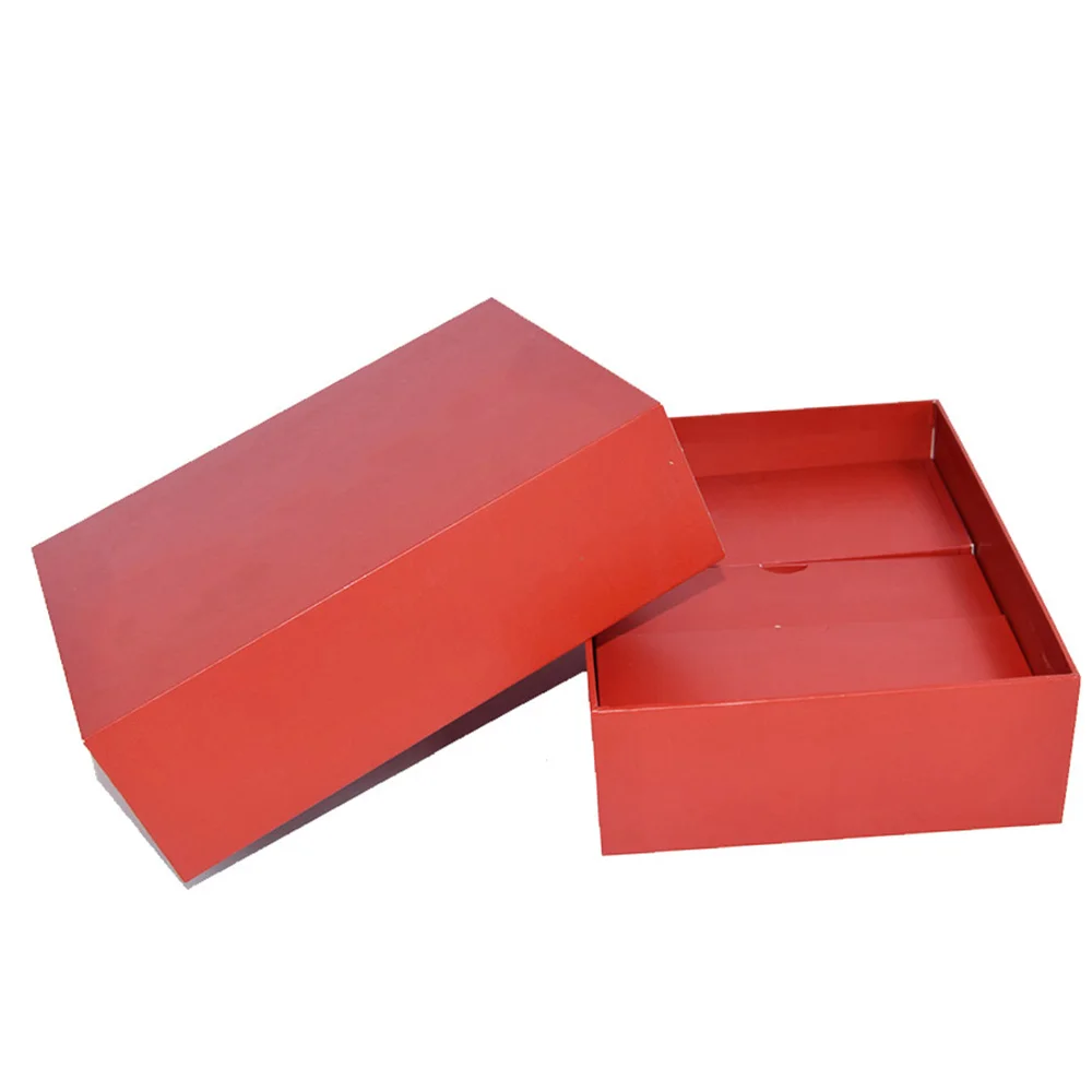 Высокое качество оптом напечатанный украшенный подарок картонная упаковочная коробка с крышкой