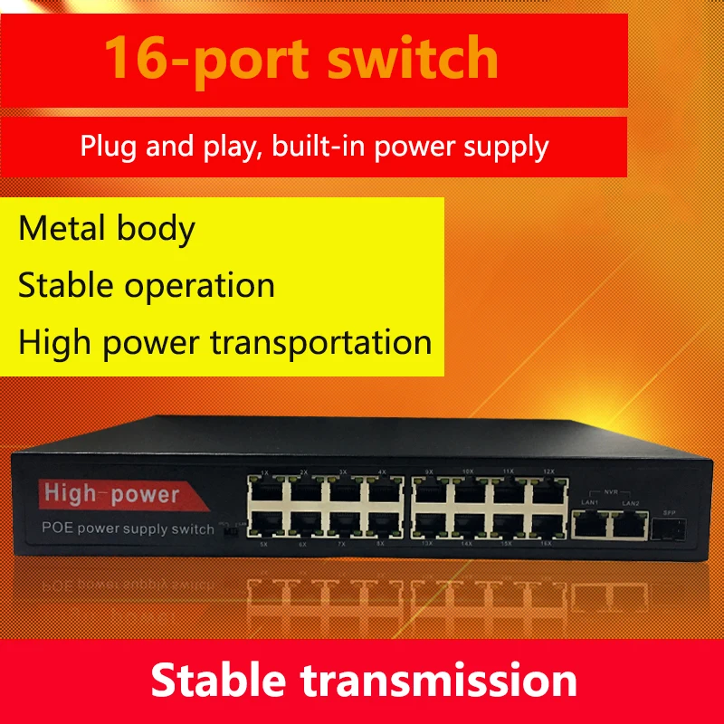 PANDUN (16+3) port POE power supply network switch monitoring switch Gigabit POE switch