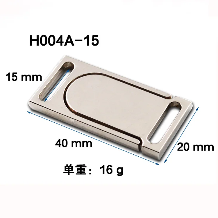 factory new style 5/8 inch quick release buckle metal handbag buckle with magnet