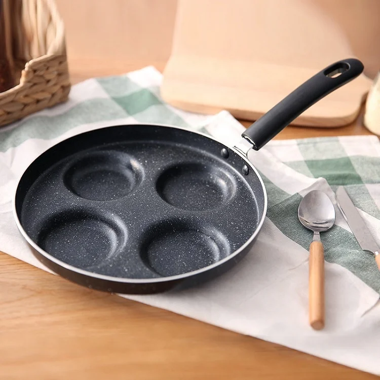 
4-Cup Egg Fry Pan Aluminum Egg Frying Pan For Gas And Electric Stove Tops Nonstick 4 Egg Fry Pan 