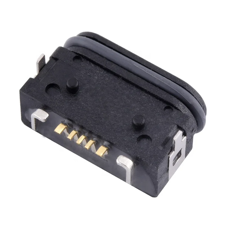 3 AMP Micro USB Connector IP68 Waterproof Female Jack Connector