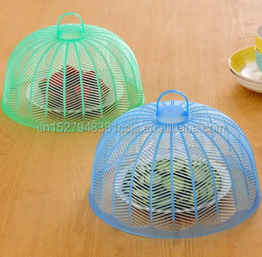 
Hot Sell Summer Kitchen Tool Household Mesh Fruit Food Plastic Cover PP Food Cover Fly Mosquito Preventer 