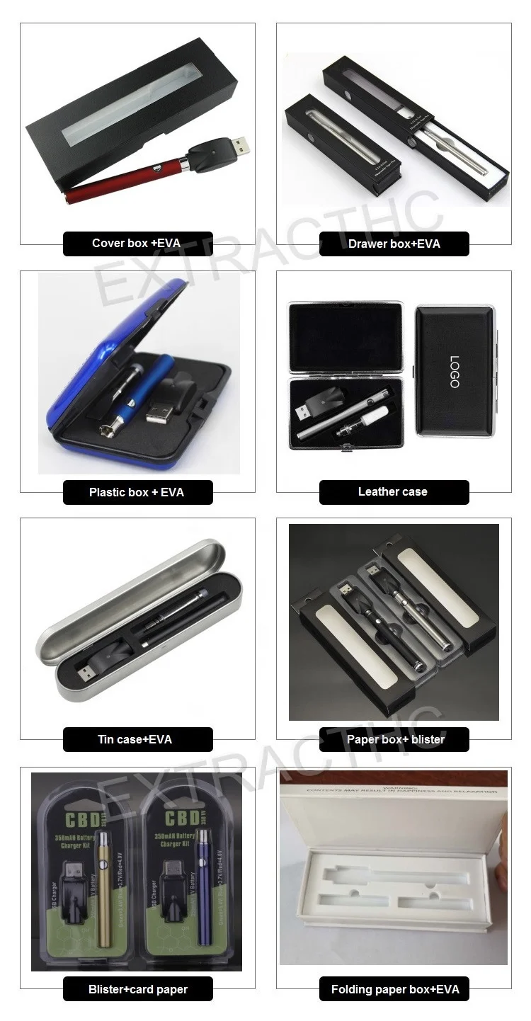 
Custom printed cbd oil cartridge vaporizer pen vape cartridge packaging box 