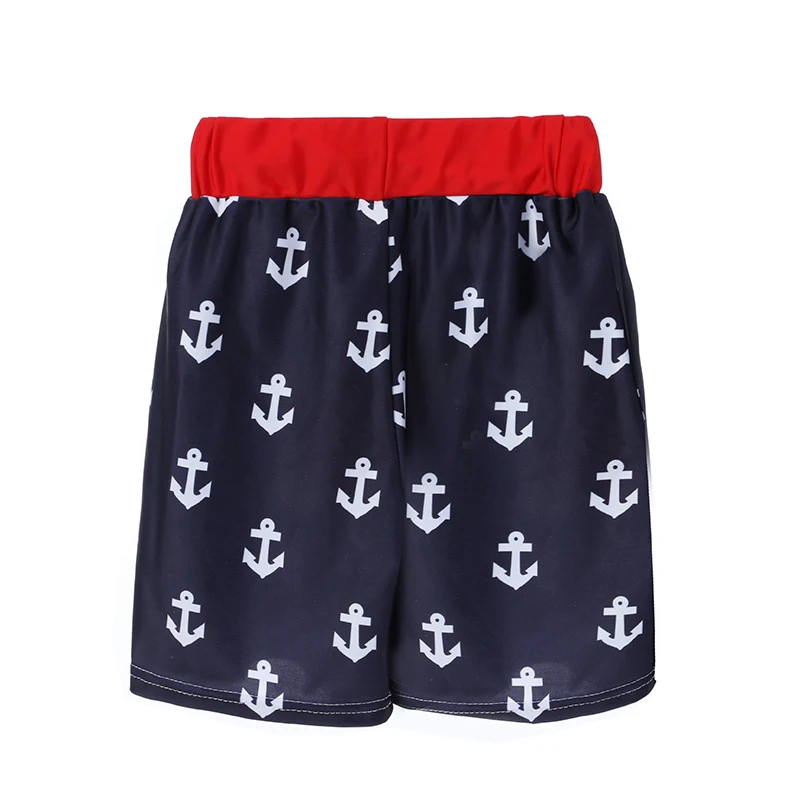 2019 Baby Boy Clothes Wholesale Children Boutique Clothing Printed Boy Swimsuit Boy Swimming Trunks With Drawstrings