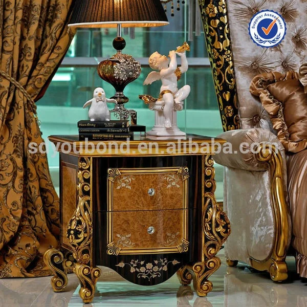
0061 Italy new model royal antique bedroom furniture 