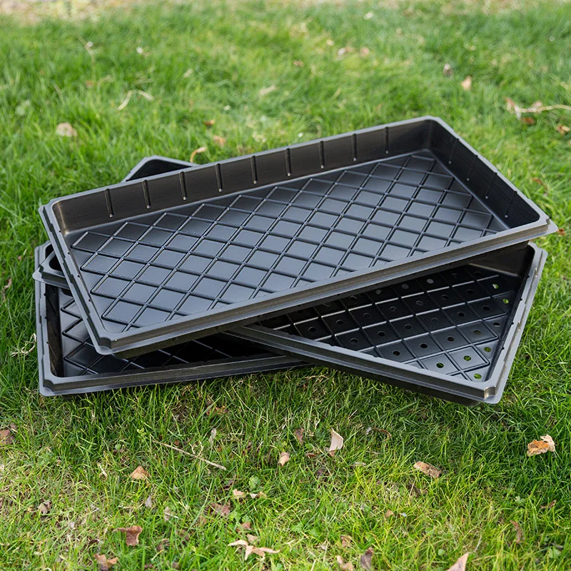 Black PS seedling growth tray layer sprouts plastic seedling tray seed pallet
