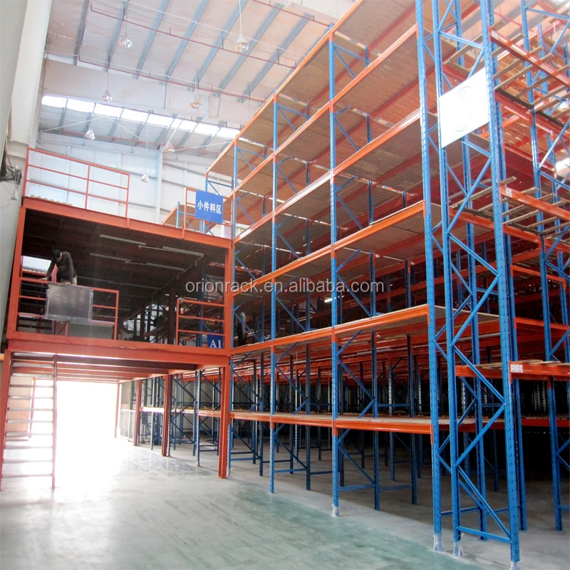 Горячие продажи мезонине стеллажной системы, тяжелых поддонов система