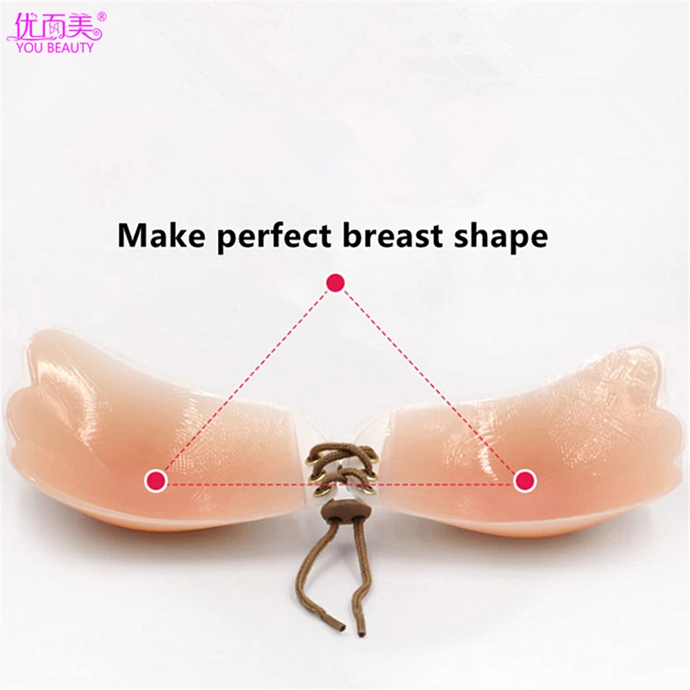 Beautiful woman bra reusable bra adhesive silicone bra & brief sets