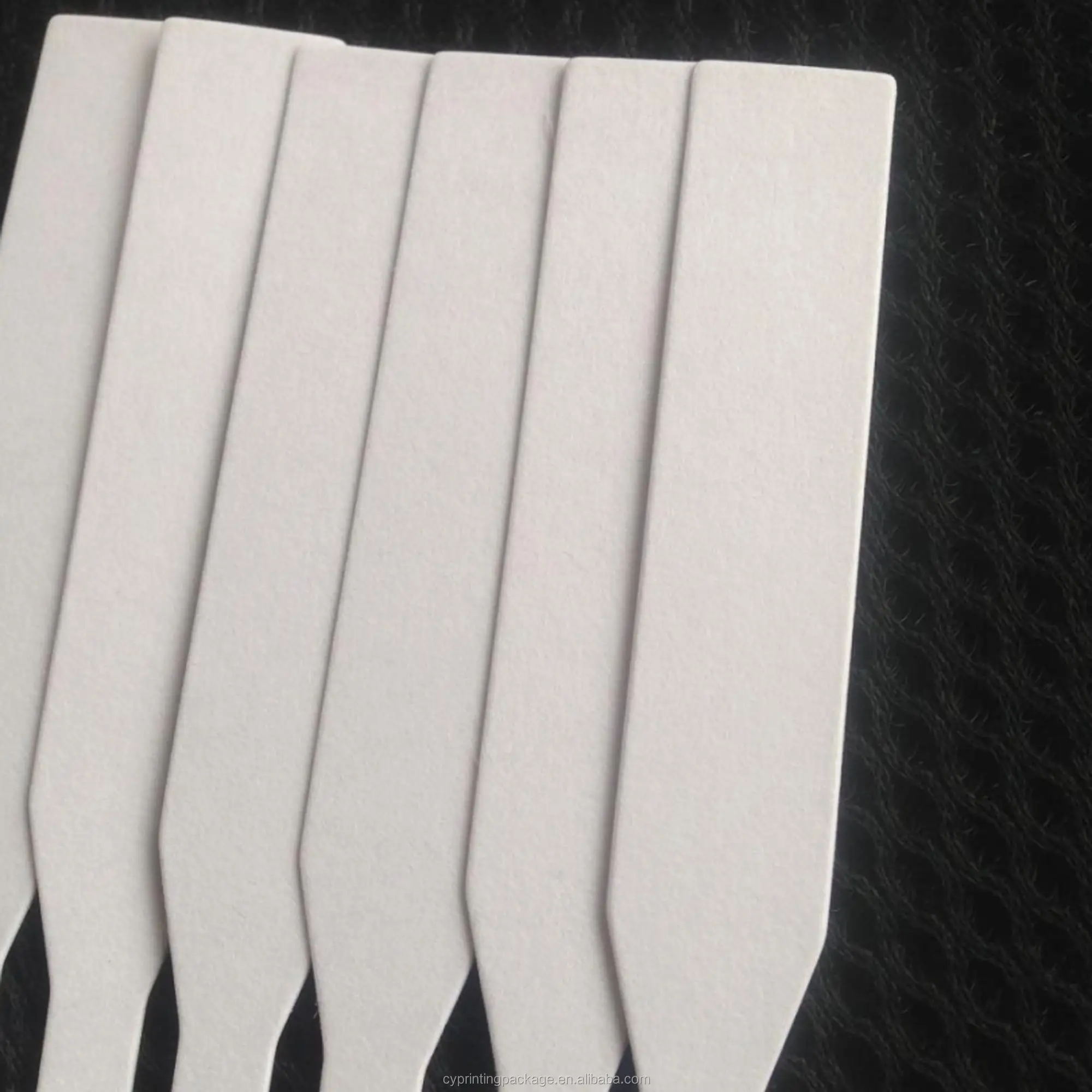 Hot sale paddle shape paper  perfume tester blotter famous perfume scent tester