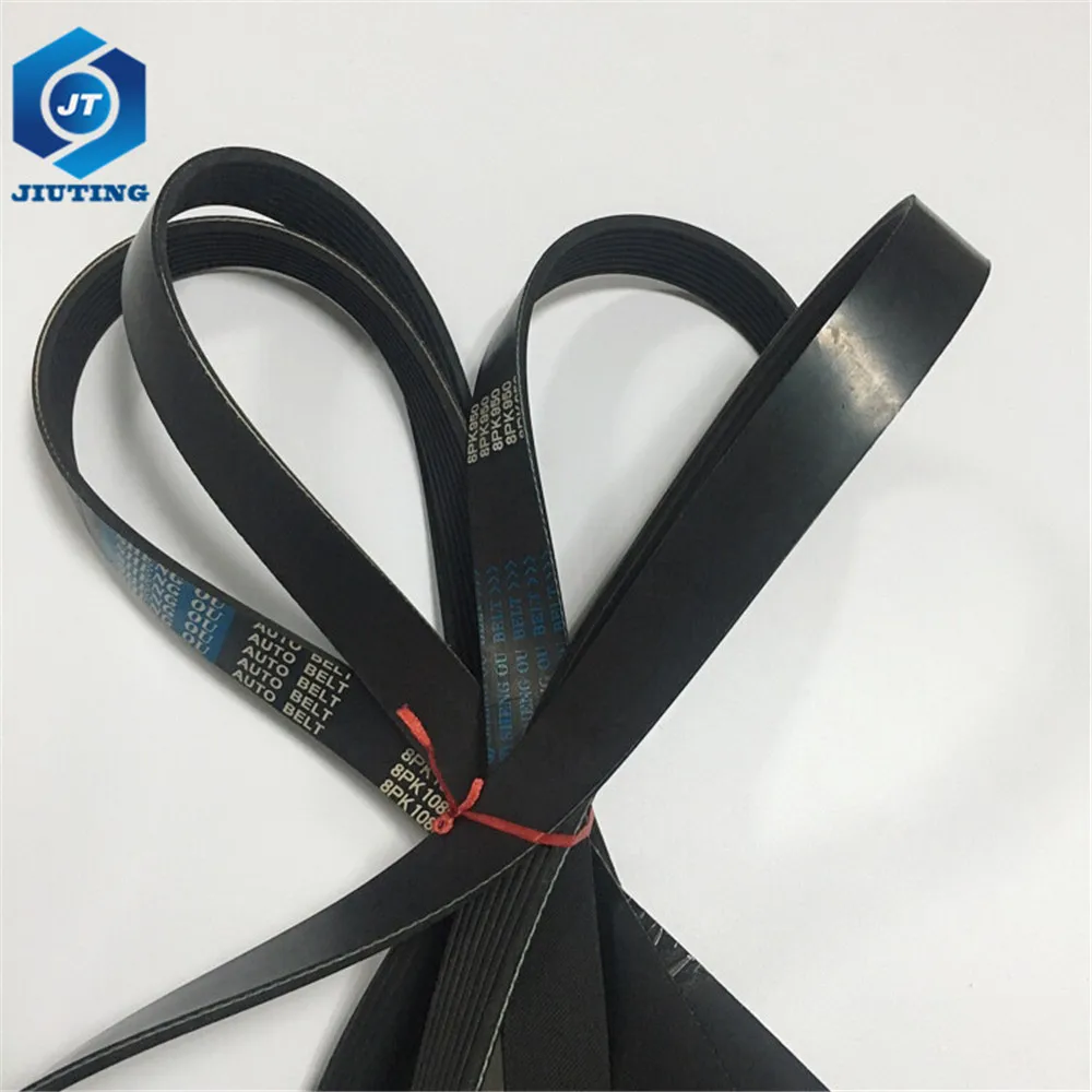 Wholesale Customizable Industrial Auto Car Engine Rubber PK Belt  6PK 7PK 8PK  V Ribbed Pk Drive Belt for Car