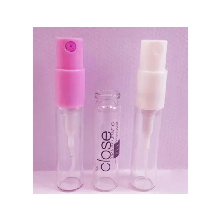 
Сделано в Китае, 2 мл мини-флакон для образцов, флакон, стеклянные флаконы с аппликатором, стеклянная бутылка с распылителем 