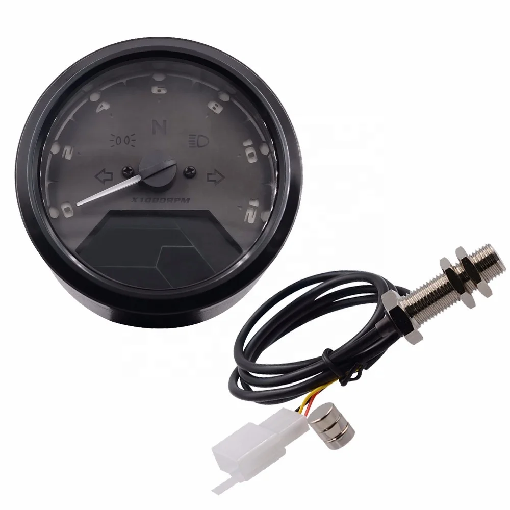 Motorcycle Modified Meter Speedometer Motorcycle LCD Meters