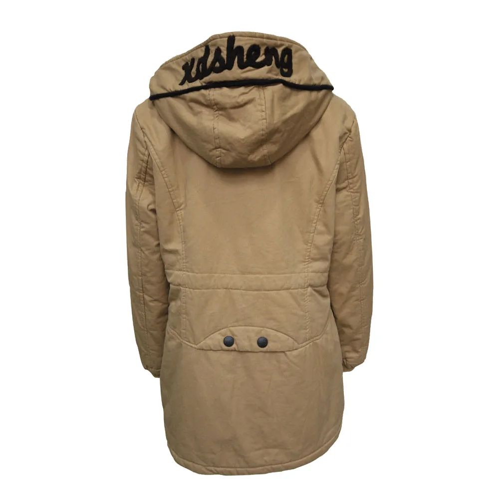 2018 женщин хлопок мыть куртка большой размер длинные дамы случайные куртки моды