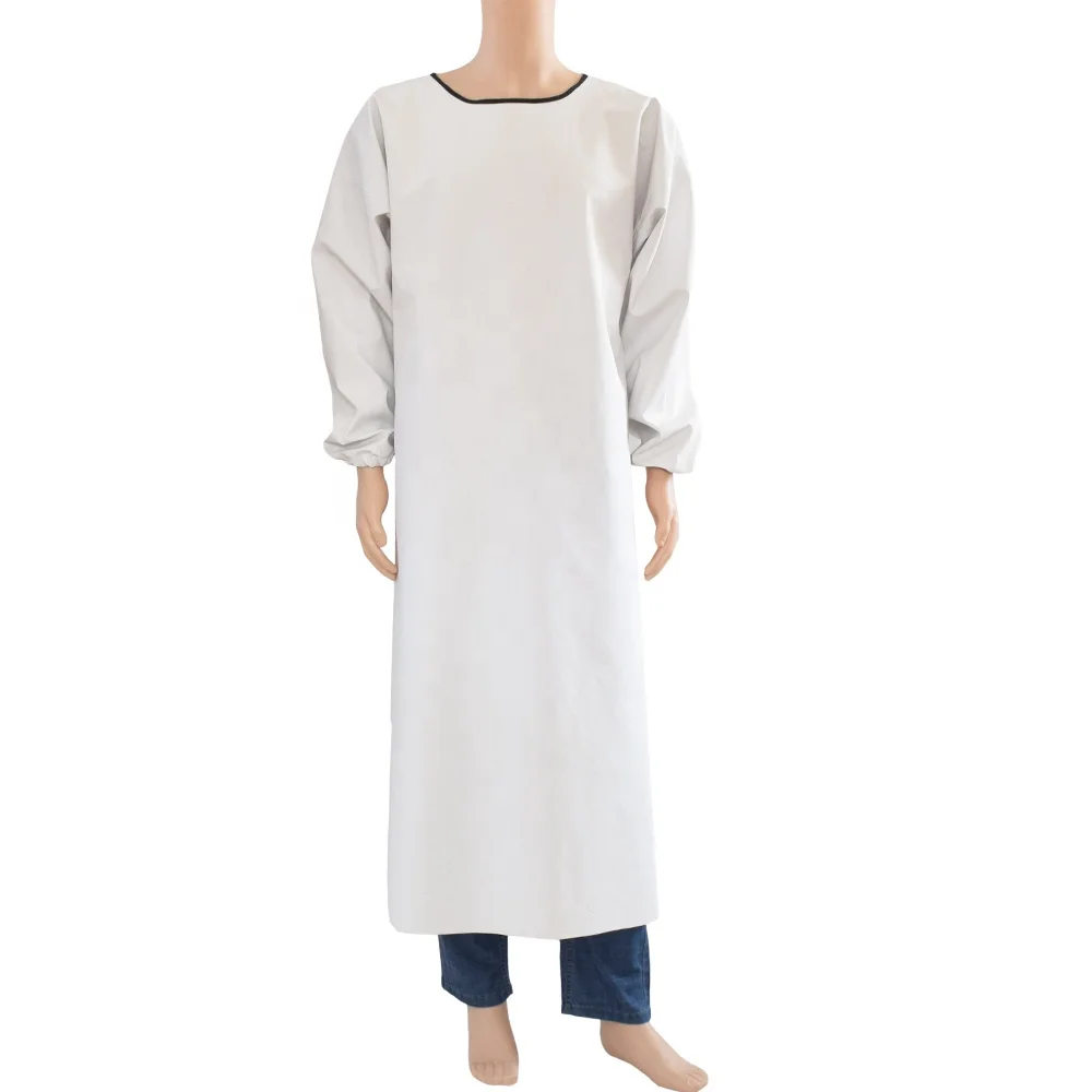 New loose comfortable PVC waterproof sleeved apron