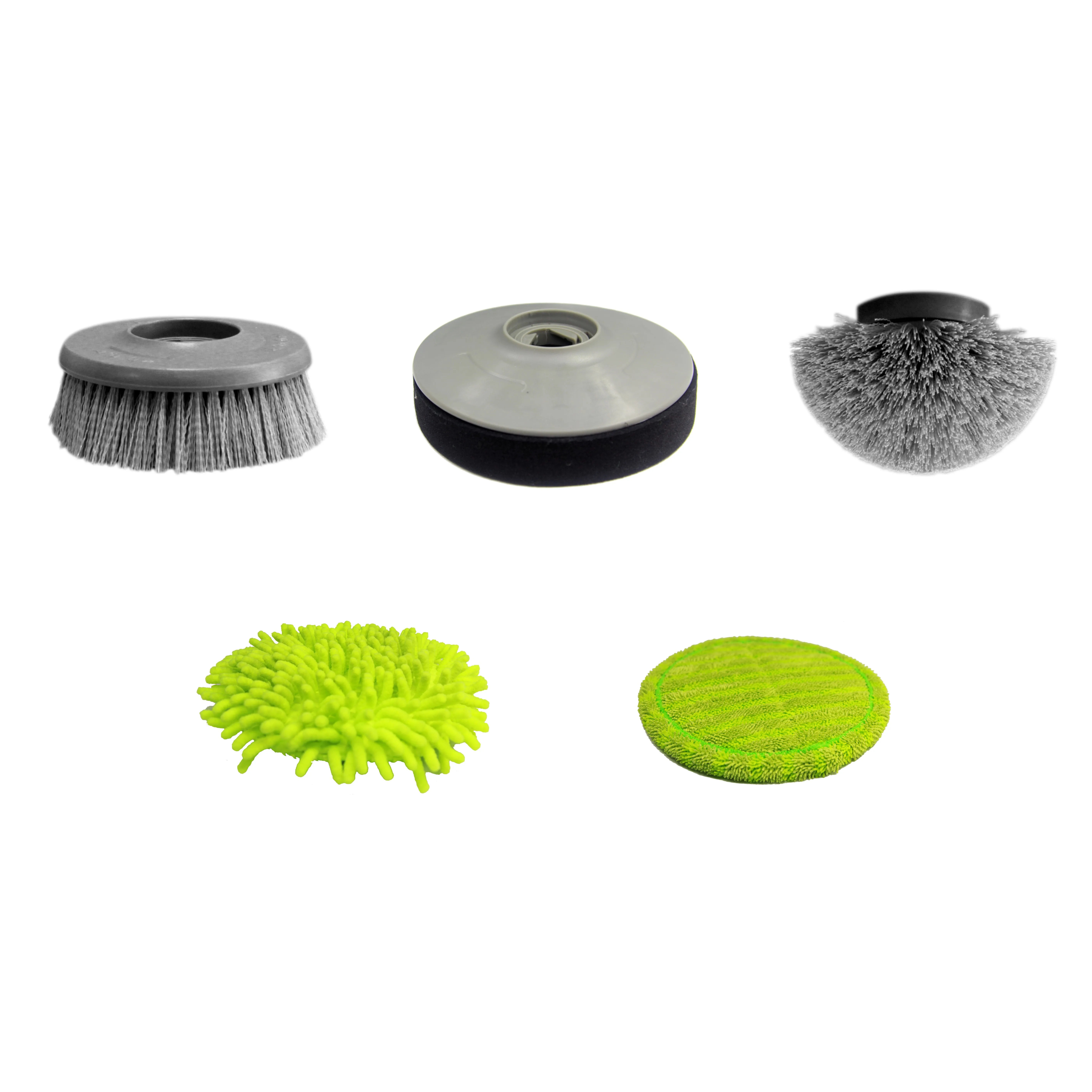 
Amazon top seller cleaning brush spin scrubber with 5 replaceable brush heads for floor car window toilet bathtub sofa BBQ grill 