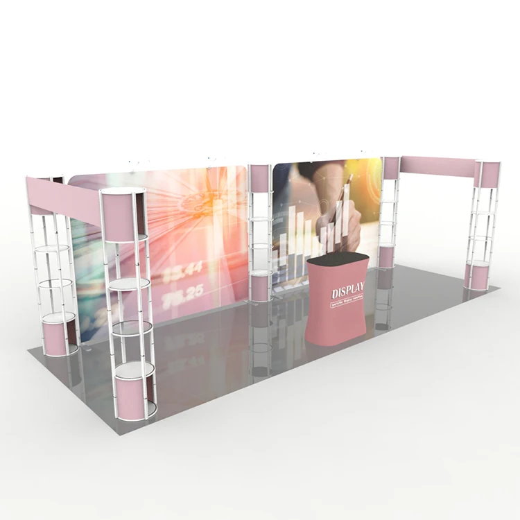 Заказное портативное Твистер башнеобразная выставочный проекторный стенд