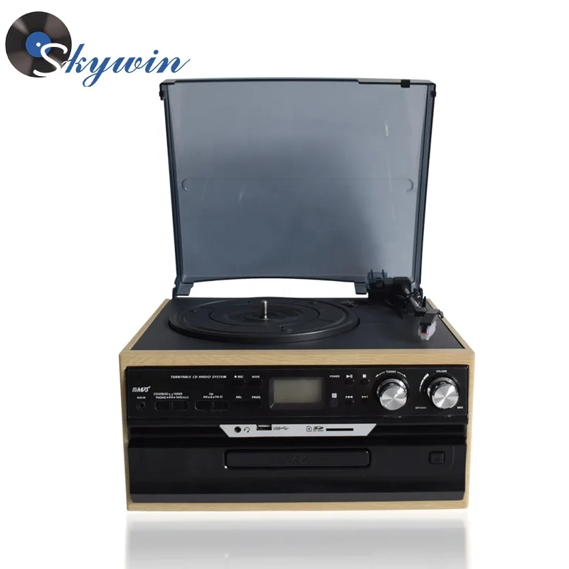 Портативный CD Jukebox мини граммофон Проигрыватель для продаж