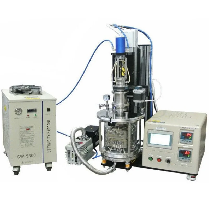 Rapid Thermal Processing Two Zones CSS Furnace with Rotating Wafer Holder Max 800C