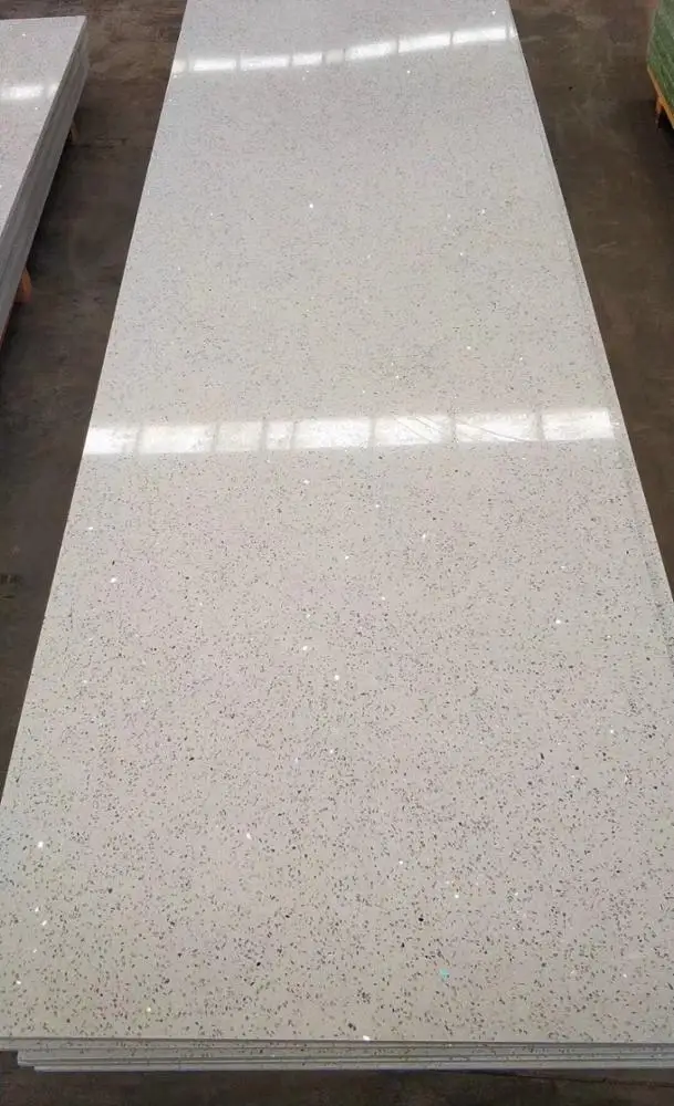 cheap green colorful Artificial quartz stone slab