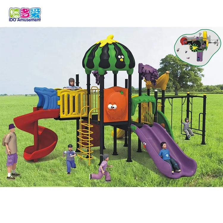 Kids Indoor 3D Model Playground,Small Outdoor Theme Park Playsets Playground Equipment For Children