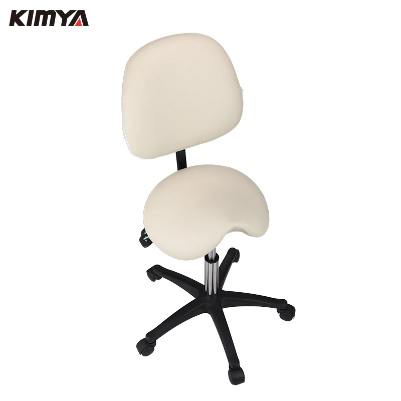 Amazon Top Sale white adjustable beauty salon full body massage stool